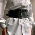 Deri Korse Kemer, Şık Deri Harness Kemer - 1127