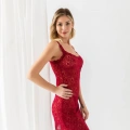 Devore Transparan Babydoll String Takım Bordo