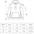 Double Oversize Kapşonlu Nakışlı SweatShirt - Siyah