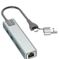 Earldom HUB24 6in1 Hub Dönüştürücü - Gümüş