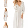 Ekru Penye Çeyizlik 6 Lı Set - 1510