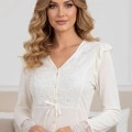 Ekru Penye Pijama Takımı - 1567