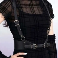 Elbise Üstü Deri Harness - 925