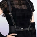 Elbise Üstü Deri Harness - 925