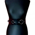 Elbise Üzerine Şık Deri Korse Harness - 920