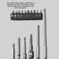 Ergonomik 16 Parça Bits Tornavida Uç ve Adaptör Seti