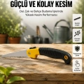 Ergonomik Saplı Katlanabilir Budama Testeresi