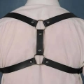 Erkak Deri Göğüs Harness - m128