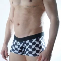 Erkek 3d Küp Desenli Boxer