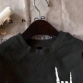 Erkek Baskılı Oversize T-shirt - Siyah