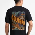 Erkek Baskılı Oversize T-shirt - Siyah