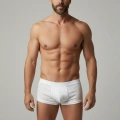 Erkek Beyaz File Boxer