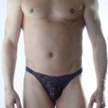 Erkek Daire Desenli Brazillian Slip