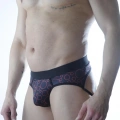 Erkek Daire Desenli Fantezi Jockstrap