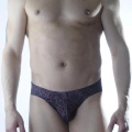 Erkek Daire Desenli Fantezi Jockstrap