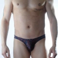 Erkek Daire Desenli Slip Çamaşır