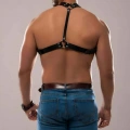 Erkek Deri Göğüs Harness - m139