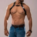 Erkek Deri Göğüs Harness - m139