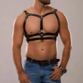 Erkek Deri Seksi Göğüs Harness - m138