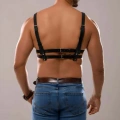 Erkek Deri Seksi Göğüs Harness - m138