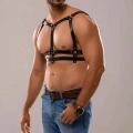 Erkek Deri Seksi Göğüs Harness - m138