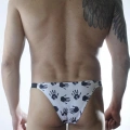 Erkek El Desenli Brazillian Slip İç Çamaşırı