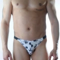 Erkek El Desenli Brazillian Slip İç Çamaşırı
