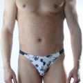 Erkek El Desenli Brazillian Slip İç Çamaşırı