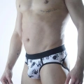 Erkek El Desenli Fantezi Jockstrap