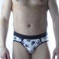 Erkek El Desenli Fantezi Jockstrap