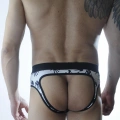 Erkek Fantezi El Desenli Jockstrap