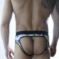 Erkek Fantezi El Desenli Jockstrap