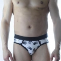 Erkek Fantezi El Desenli Jockstrap