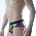 Erkek Fantezi Renkli Jockstrap