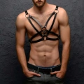 Erkek  Göğüs Üzeri Deri Harness - m104