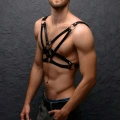 Erkek  Göğüs Üzeri Deri Harness - m104