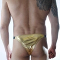 Erkek Gold Lame Brazillian Slip İç Çamaşırı