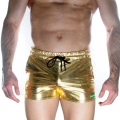 Erkek Gold Lame Short