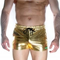 Erkek Gold Lame Short