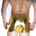 Erkek Gold Lame Short