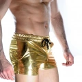 Erkek Gold Lame Short