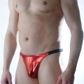Erkek Kırmızı Lame Brazillian Slip