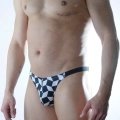 Erkek Küp Desenli Brazillian Slip