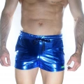 Erkek Mavi Lame Short
