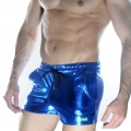Erkek Mavi Lame Short