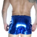 Erkek Mavi Lame Short