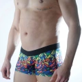 Erkek Renkli Desenli Boxer