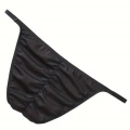 Erkek  Siyah Büzgülü Slip İç Giyim
