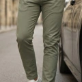 Erkek Slim Fit Dilli Kumaş Pantolon
