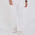 Erkek Üç İplik Basic Eşofman Pantolon - Beyaz